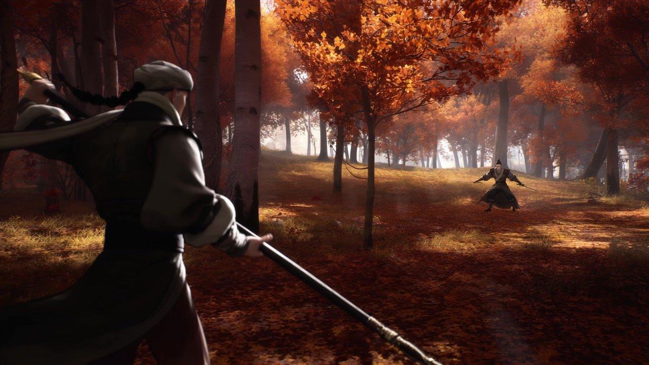 Maple Forest Weapon Duel – Seedance 2.0 AI generated video example