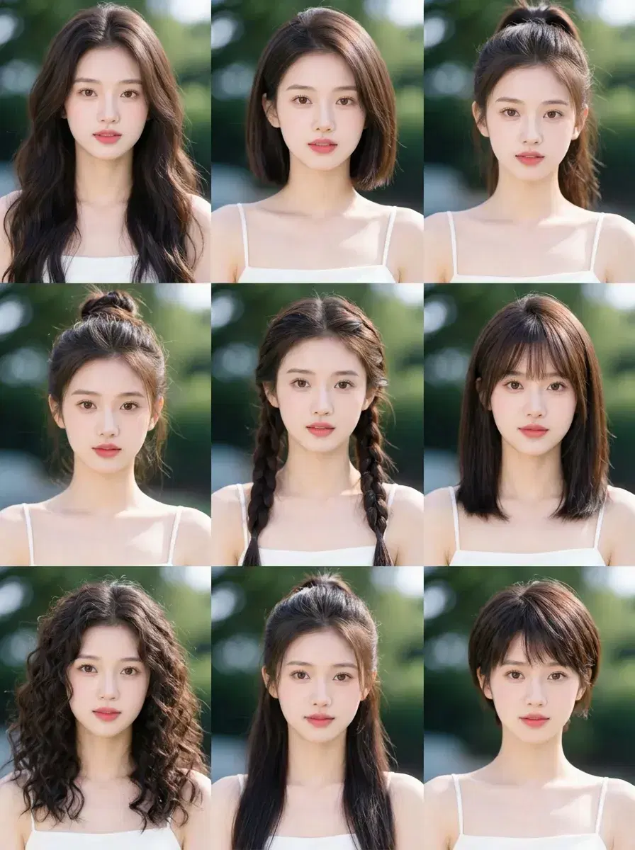 Change Multiple Hairstyles - Output